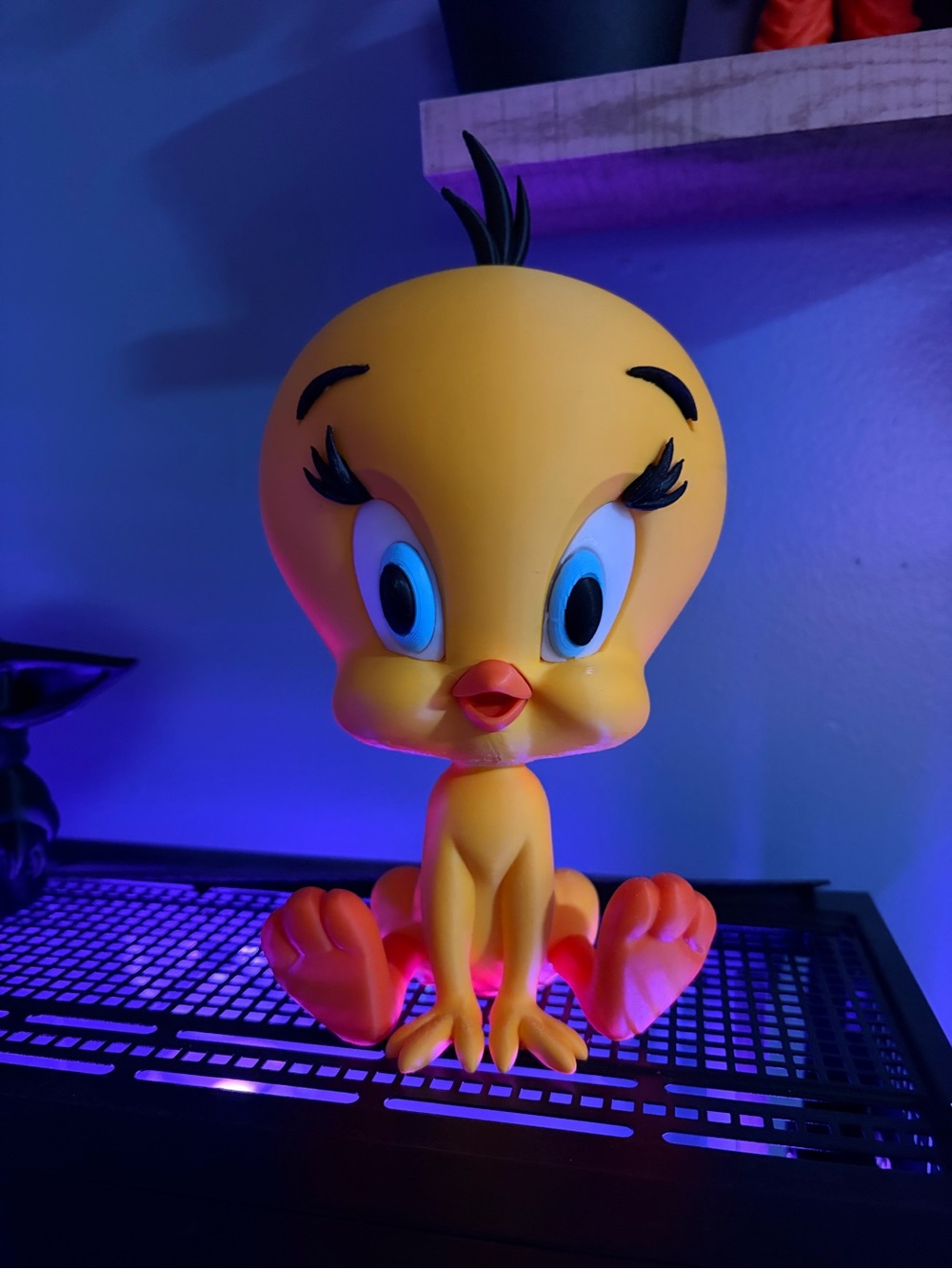 Tweety Bird Vinyl Figure - Yellow & Orange Collectible